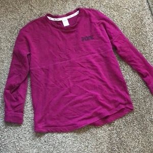 PINK Fuscia colored sweatshirt size Medium